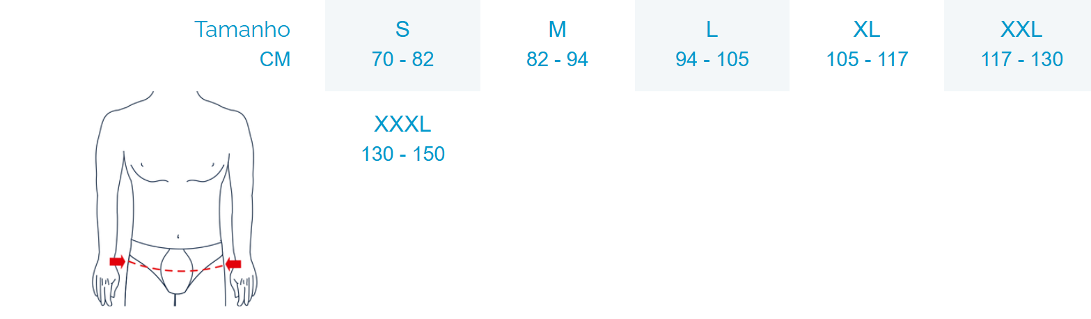 Faixa Abdominal Bacteriostática Unissexo - PAVIS - 1675