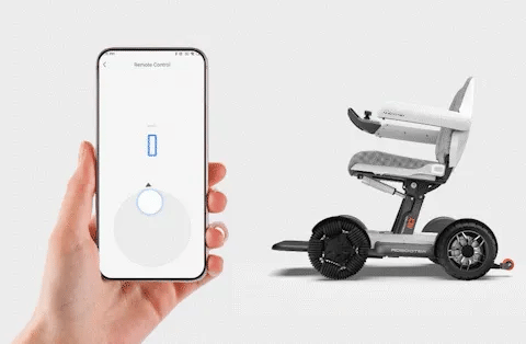 Cadeira de Rodas Elétrica Inteligente - ROBOOTER X40 - Abertura & Fecho automático