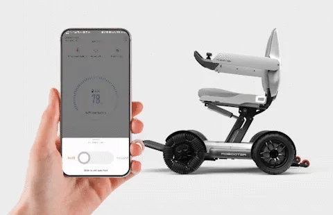 Cadeira de Rodas Elétrica Inteligente - ROBOOTER X40 - Abertura & Fecho automático