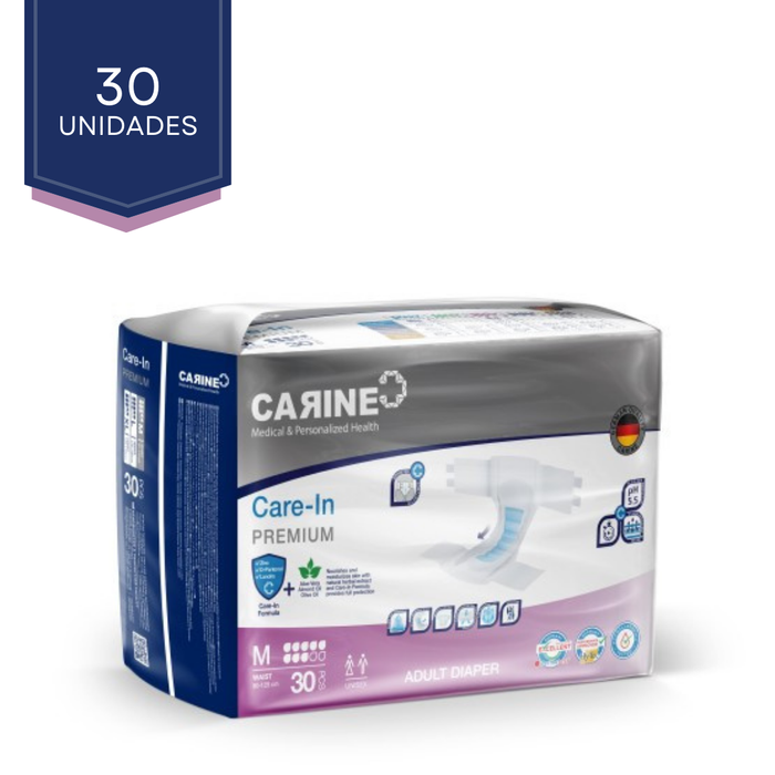 Fraldas CARINE Premium - 8 Gotas (30 unidades)