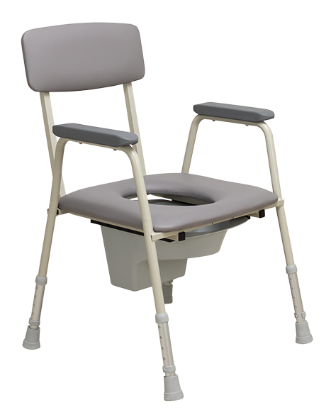 Cadeira Sanitária Acolchoada - COMMODE ECO