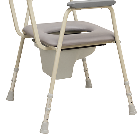 Cadeira Sanitária Acolchoada - COMMODE ECO