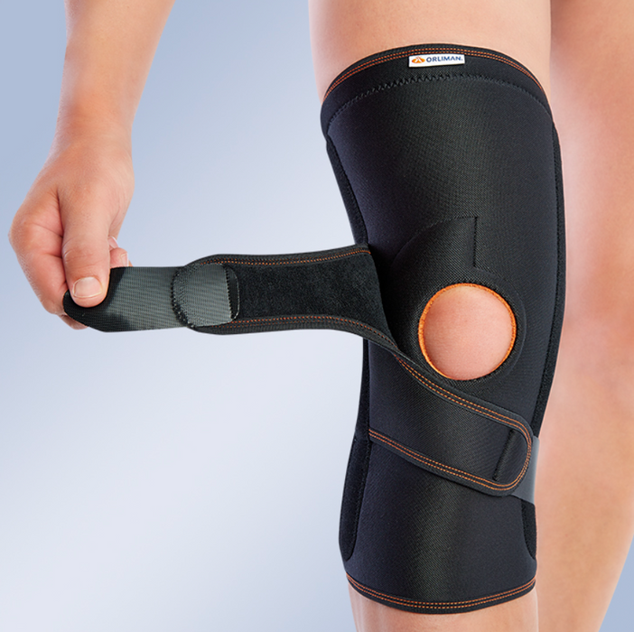 Knee brace for lateral or medial control of the kneecap - ORLIMAN 7117