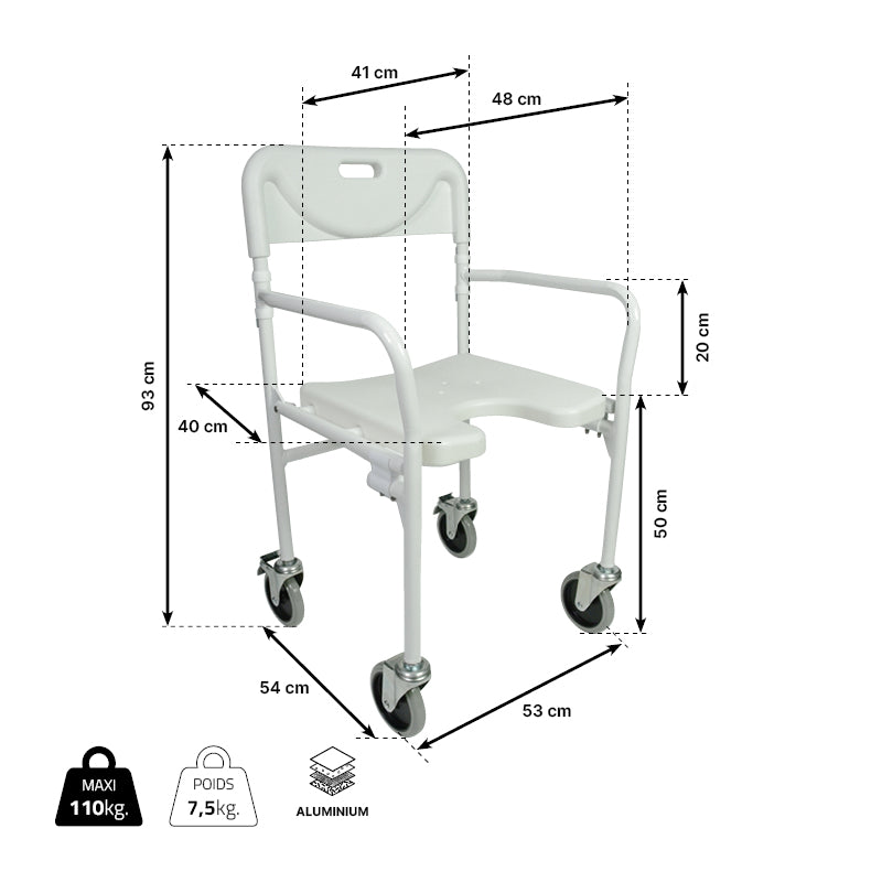 Rectangular Shower Chair