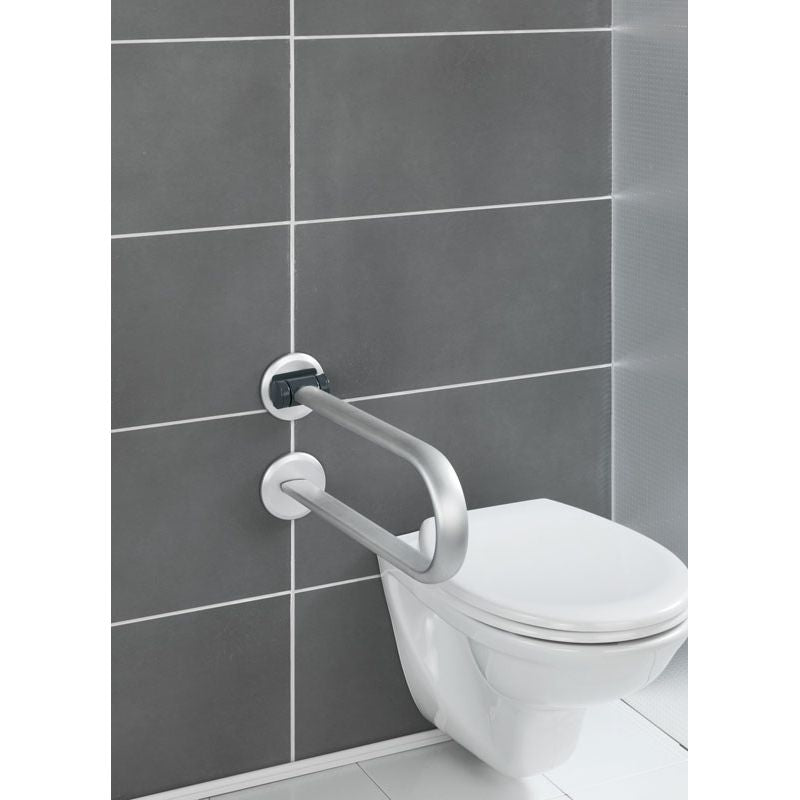 Padded Toilet Grab Bar - Aluminum