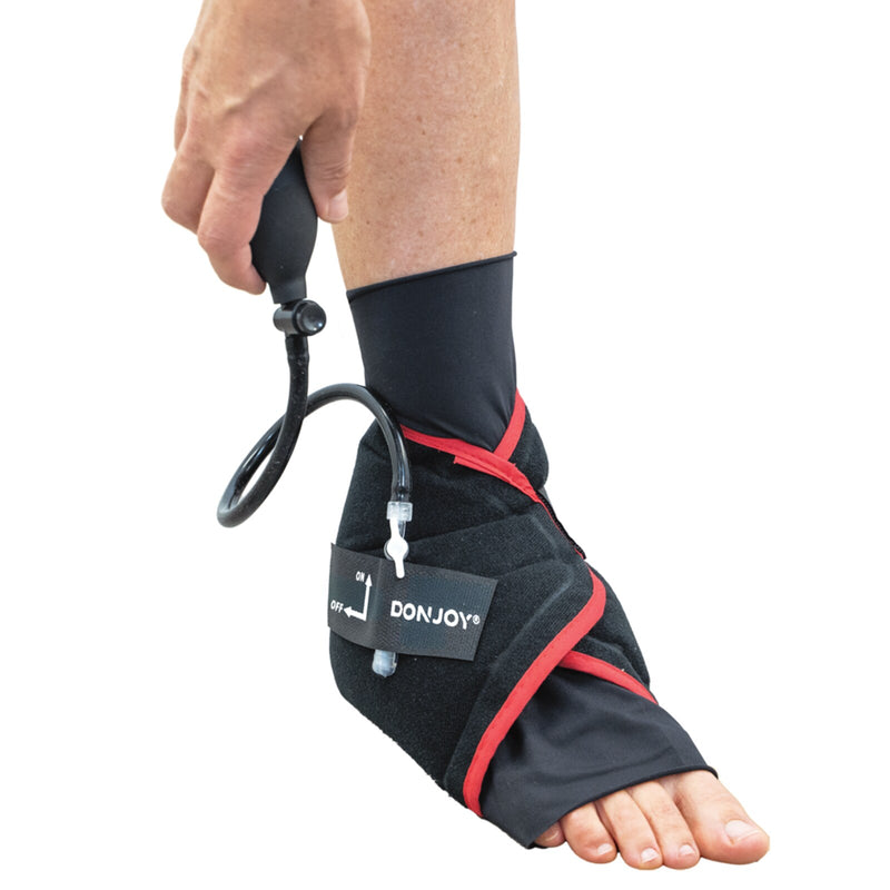 Suporte de Tornozelo de Compressão e Crioterapia - Kit EXCELL ICE TORNOZELO