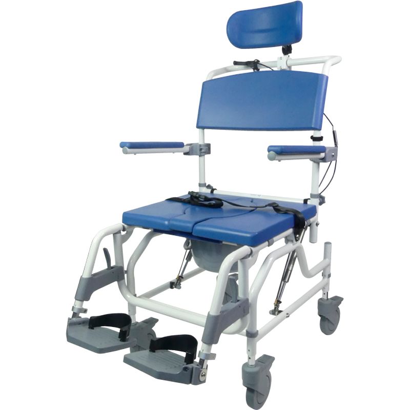 Toilet and Bath Chair with Wheels - ASTON