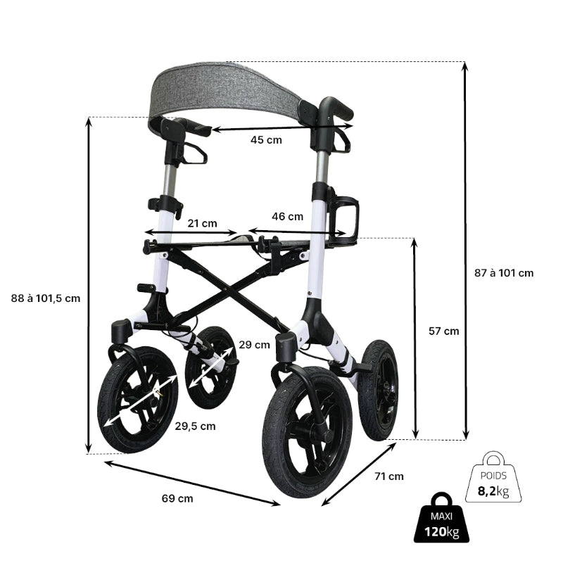 All-Terrain Walker - Seat and Bag
