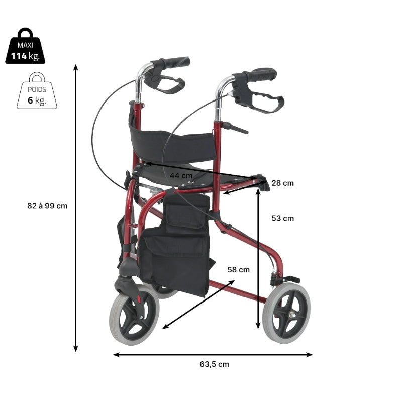 4-wheel walker - K10011