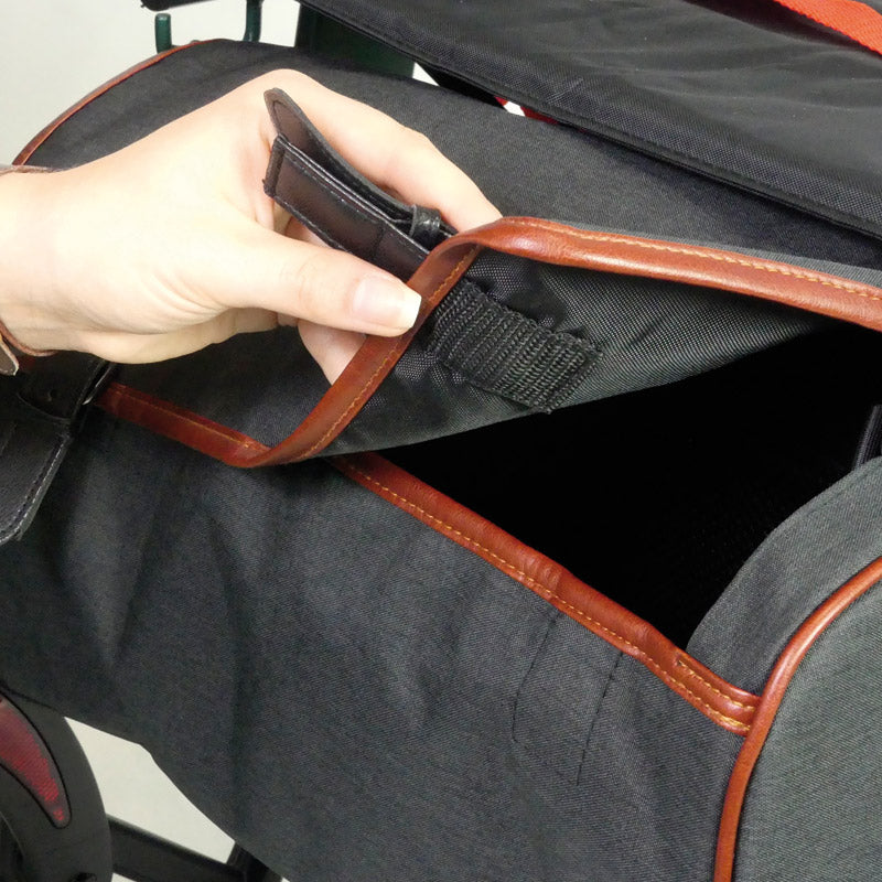 Andador todoterreno - 4 ruedas - Asiento y bolsa