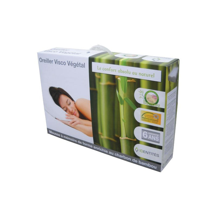 Viscoelastic Sleeping Pillow - Activated charcoal - Vegelya