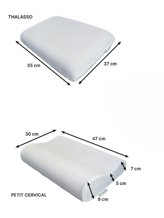 Viscoelastic Sleeping Pillow - Activated charcoal - Vegelya