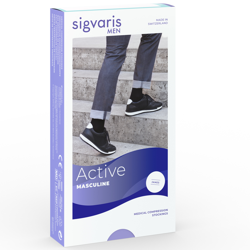 Meias de Compressão Classe 2 - Homem - Sigvaris ACTIVE Masculine