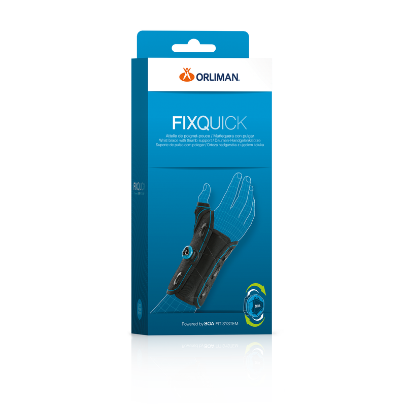 Ortótese de Pulso semirrígida com tala palmar e de polegar - BOA®