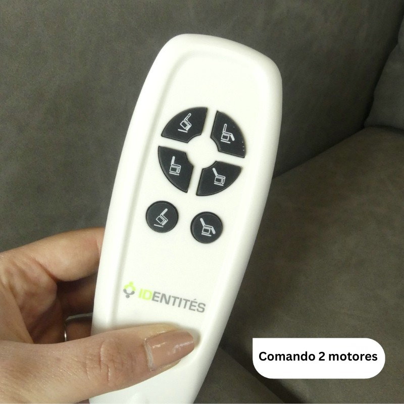 Cadeirão Elétrico Elevatório ESCONDIDA - 2 Motores - Microfibra Impermeável