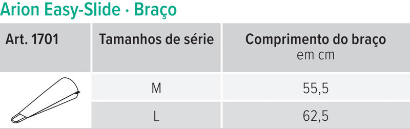 Arion Easy-Slide Braço - Auxiliar para vestir mangas de compressão