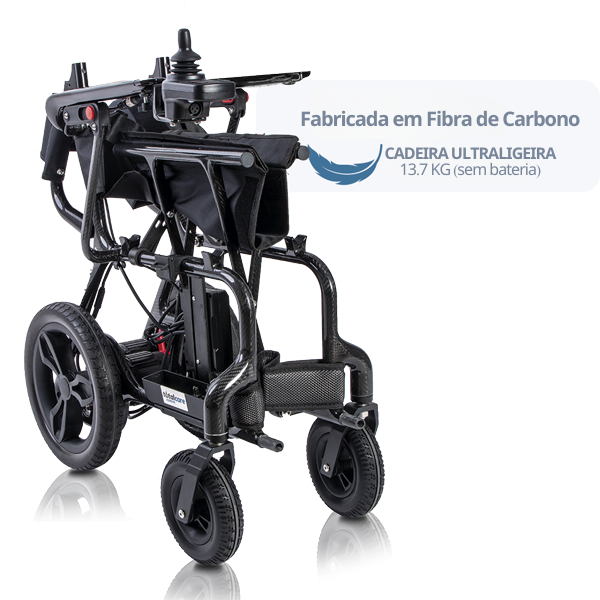 Cadeira de Rodas Elétrica - Fibra de Carbono - iCarbon