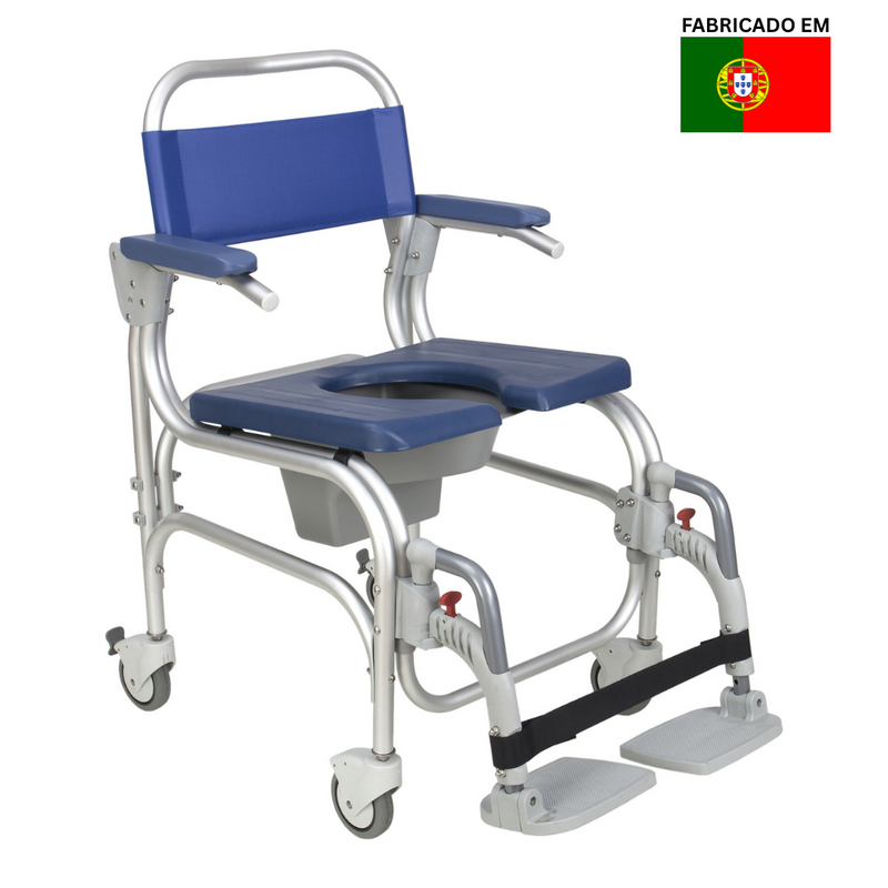 Silla de baño y aseo con ruedas ATLANTIC