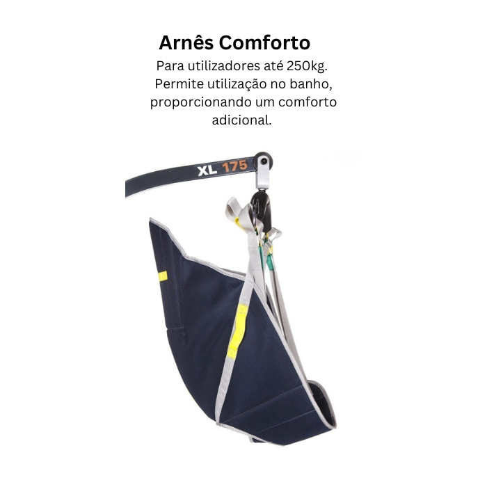 Cesta/Arnês com Apoio de Cabeça para Grua de Transferência - WINNCARE