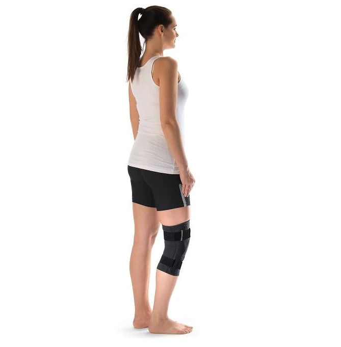 Joelheira Elástica com Articulações Policêntricas e Almofada Rotuliana - Donjoy GenuLax