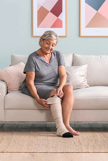 Juzo Compression Wrap - Ligaduras de compressão para Linfedema - Membro Inferior