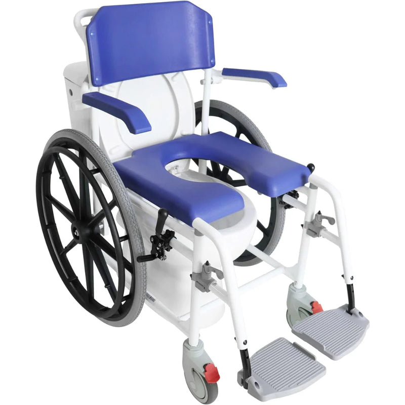 Cadeira Sanitária e de Banho com Rodas  - Autopropulsão - K30032