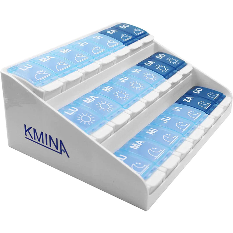 Caja de medicamentos semanal - 3 dosis