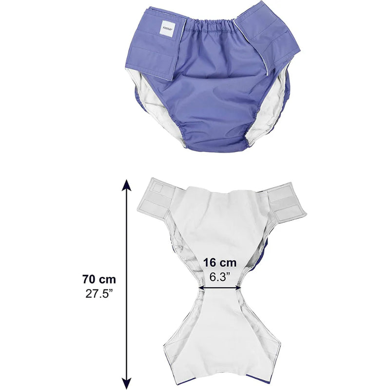 Cueca Protetora de Fralda para Adultos - Lavável e Reutilizável - K40035