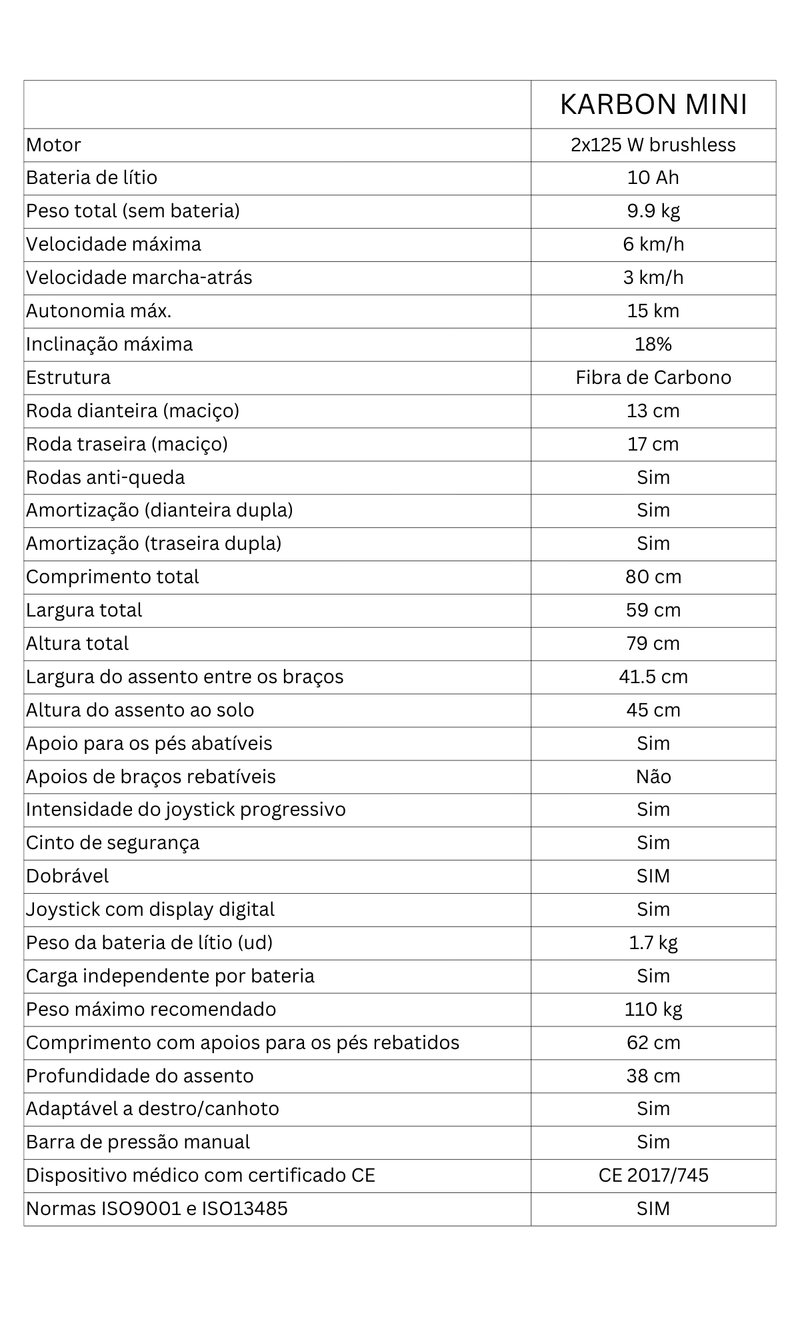 Electric and Folding Wheelchair - ELBA