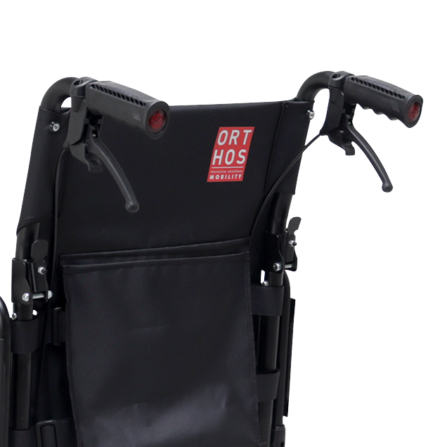 KET Manual Wheelchair - Folding Back - Aluminum - ORTHOS XXI