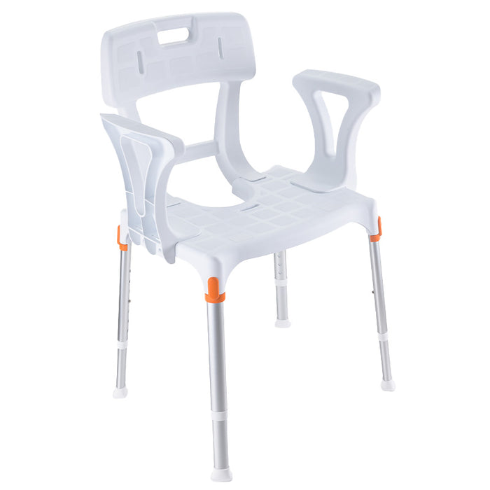 Silla de baño con reposabrazos