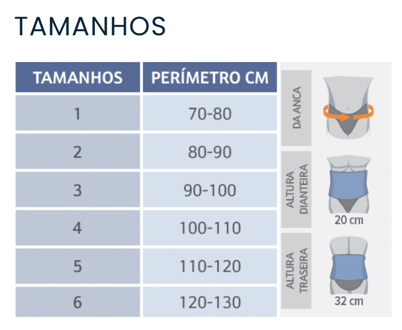 Cinturón de soporte lumbar alto - Lumbitron