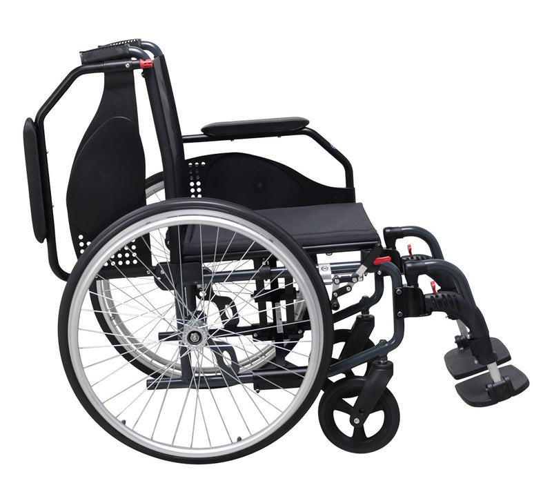 Silla de ruedas manual compacta Latina - Plegable - Rueda de liberación rápida