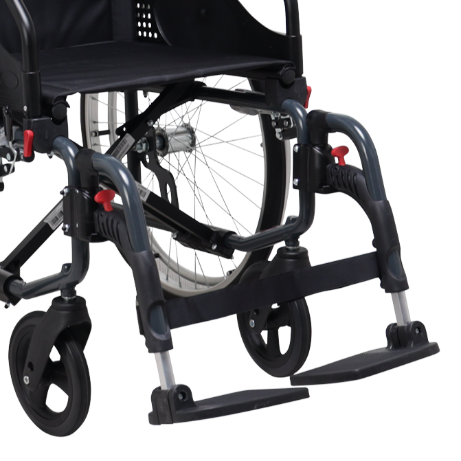 Silla de ruedas manual compacta Latina - Plegable - Rueda de liberación rápida