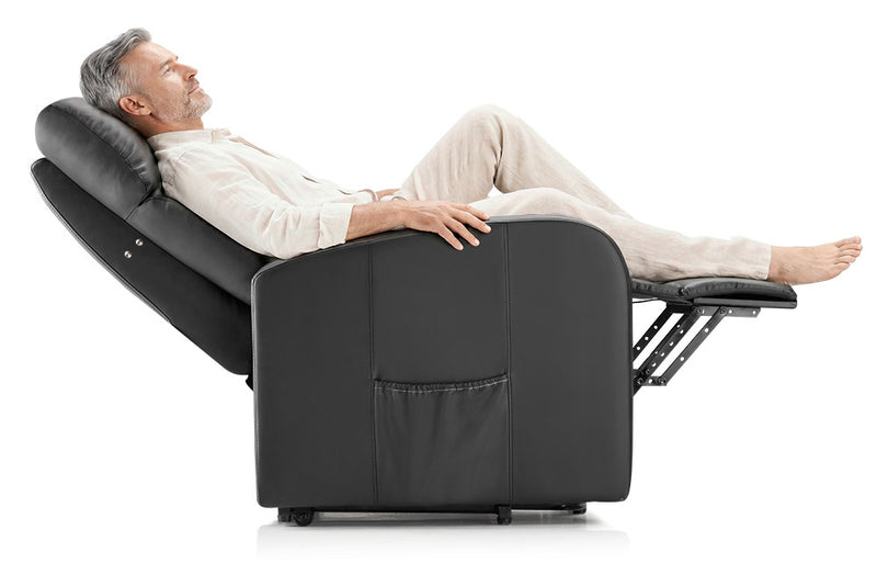 Poltrona Elétrica com Elevação - Com Massagem e Calor Lombar NEW PRESIDENT