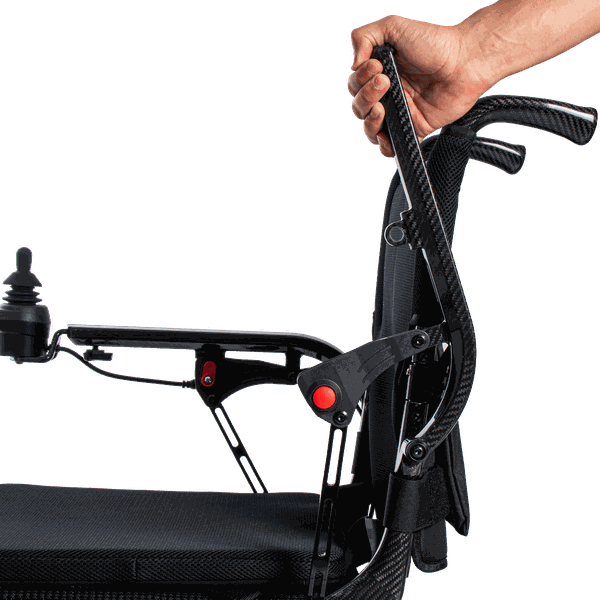 Cadeira de Rodas Elétrica ESTREITA - Dobrável - Martinika Carbon Evo