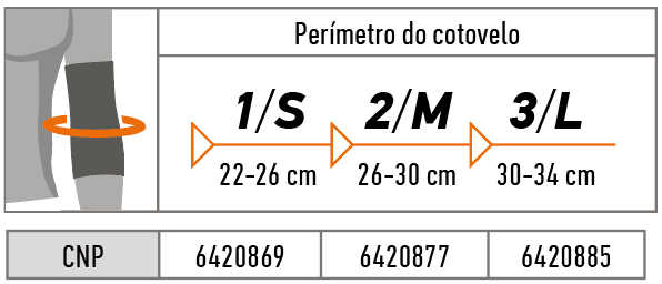 Cotoveleira Com Banda Tensora e Almofada Proteção - ORLIMAN SPORT