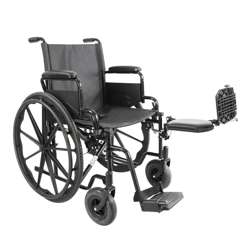 Cadeira de Rodas Manual - Com Apoio de Pés Elevatório