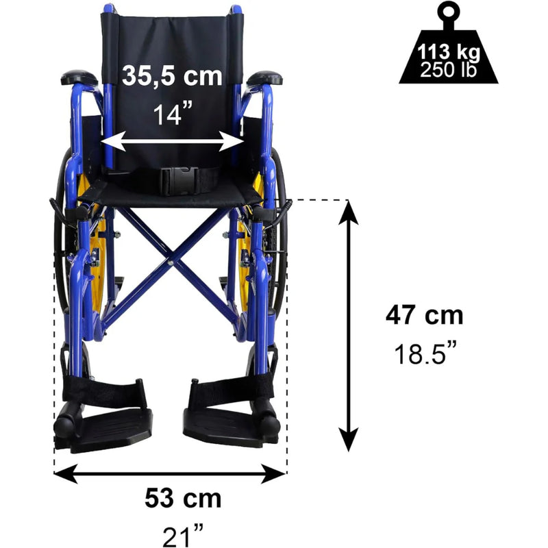 Cadeira de rodas infantil - P10030/P10035