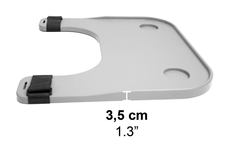 Universal Acrylic Tray - For Wheelchairs