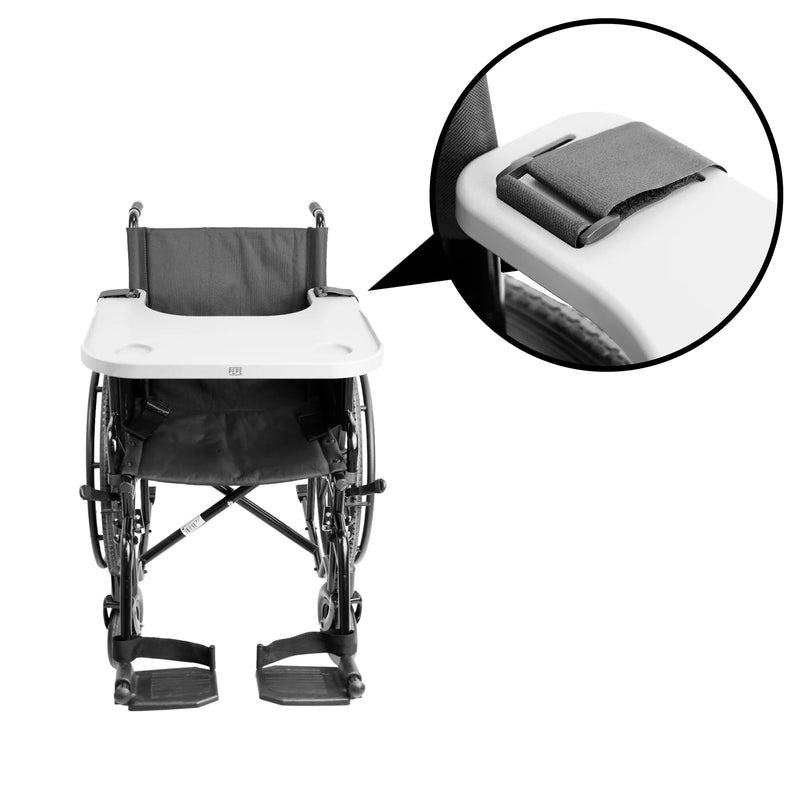 Universal Acrylic Tray - For Wheelchairs