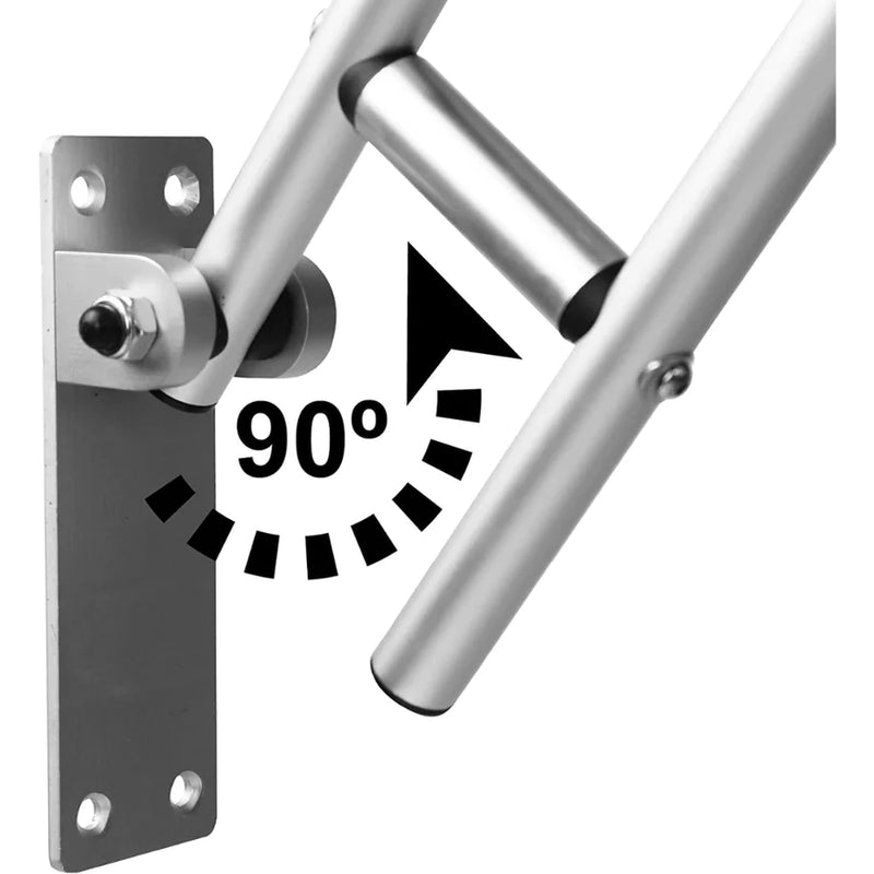 Barra de Apoio de Sanita Acolchoada - Alumínio