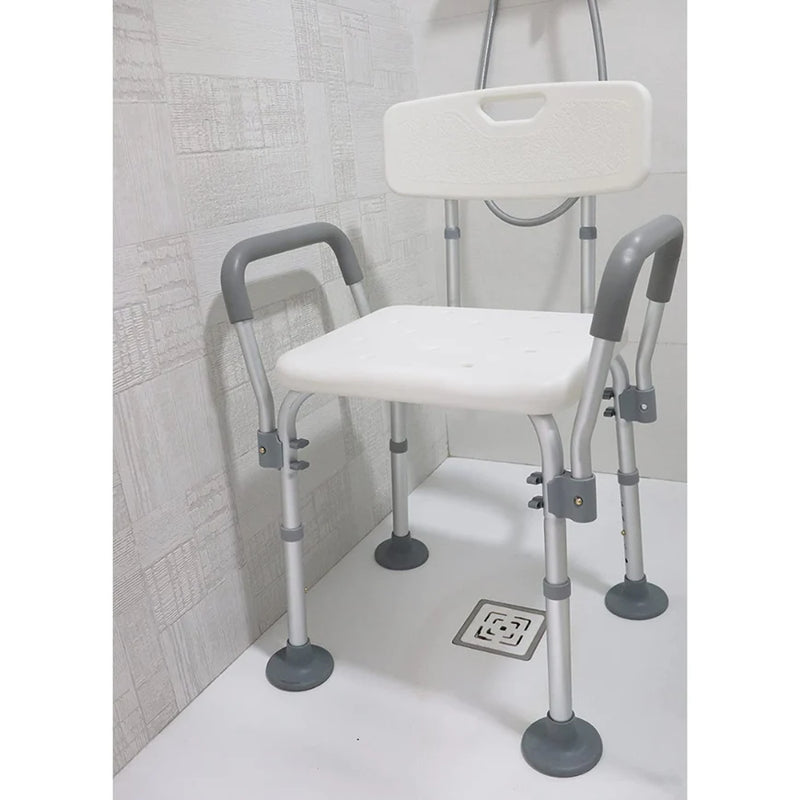 Silla de ducha con reposabrazos