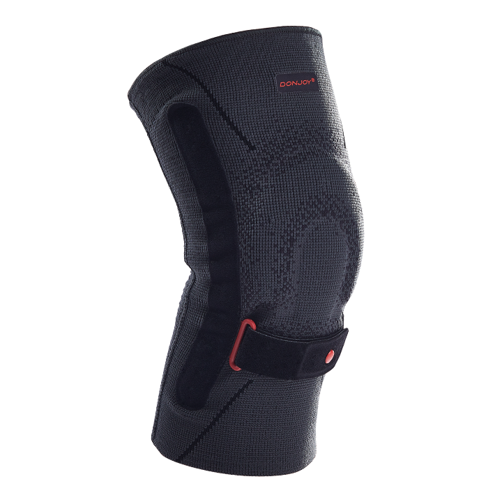 Rodillera elástica con anillo rotuliano y estabilizadores laterales - ORLIMAN SPORT