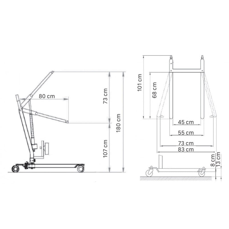 Elevador de Bipedestação/Verticalização - Muevo UP (200kg)