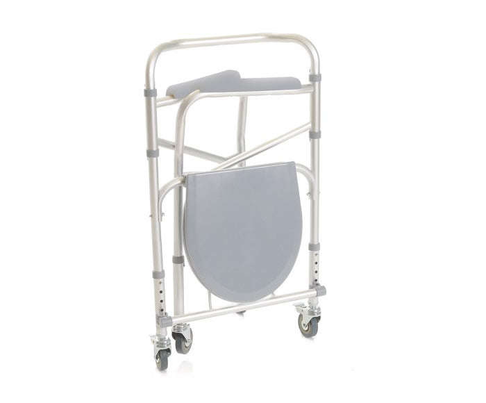 3 in 1 Chair - Toilet, Bath and Riser - with Casters