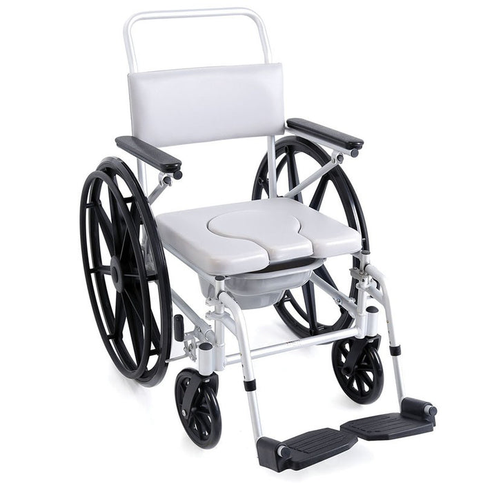 Cadeira Sanitária e Banho com rodas - ONDA ECO - Autopropulsão