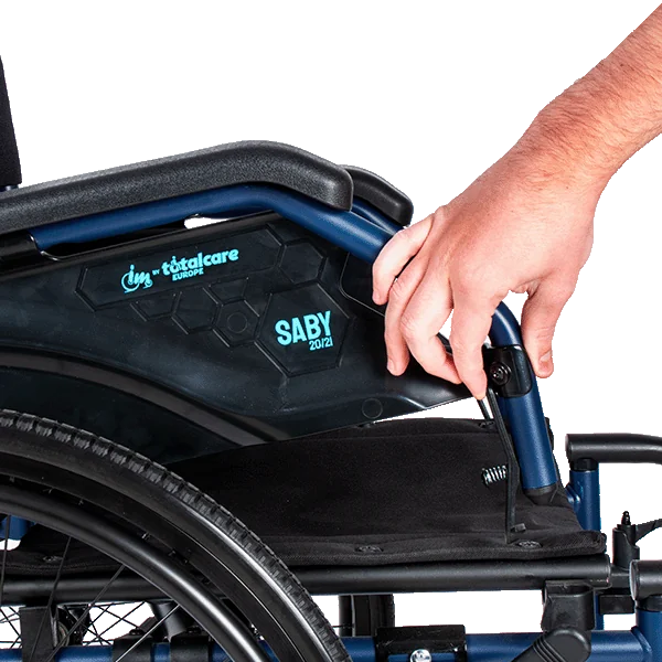 Silla de ruedas manual SABY-20 - Con freno para pasajero