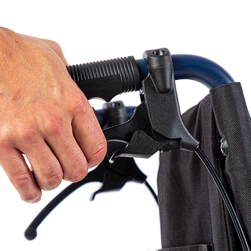 Cadeira de Rodas Manual SABY-31 PLUS - Alumínio - Com Travão de Acompanhante