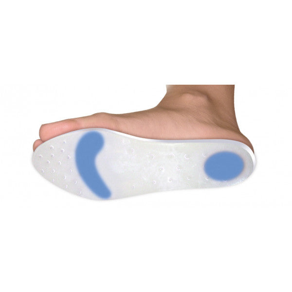 Palmilha em Silicone e Gel SIFTAL - Zona de descarga do calcanhar e metatarso
